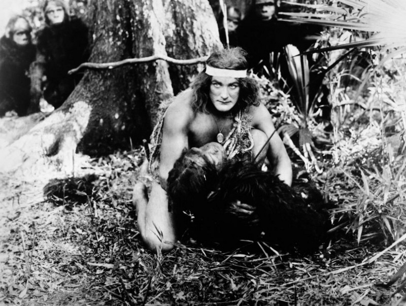 Elmo Lincoln in “Tarzan of the Apes” (1918)