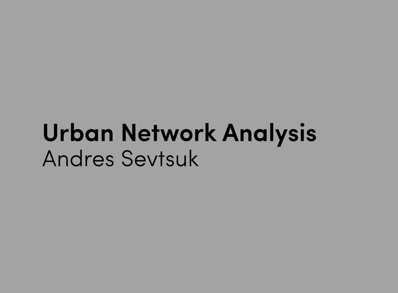 Urban Network Analysis: Tools for Modeling Pedestrian and Bicycle Trips in Cities