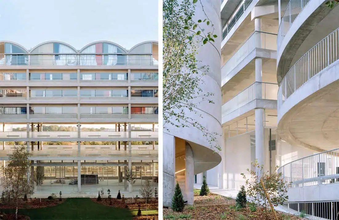 Residence and Reversible Car Park © Maxime Delvaux