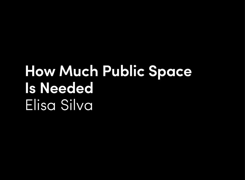 How Much Public Space is Needed