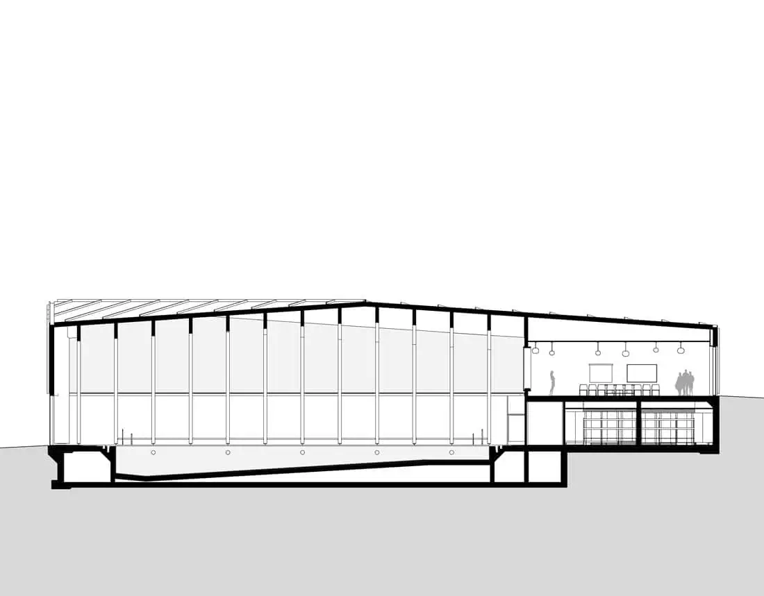 Freemen's School Swimming Pool © HawkinsBrown width=